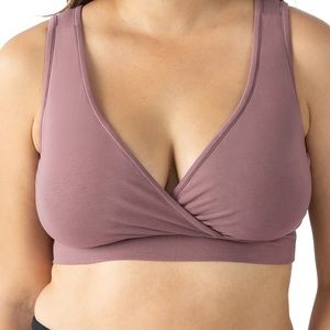 Kindred Bravely - Organic Cotton Nursing & Sleep Bra | Beige - new condition!